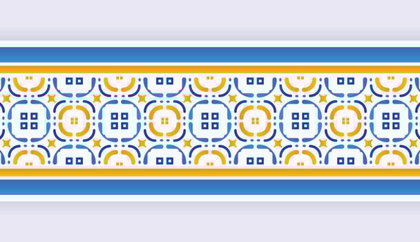colorful pattern border pattern design vector