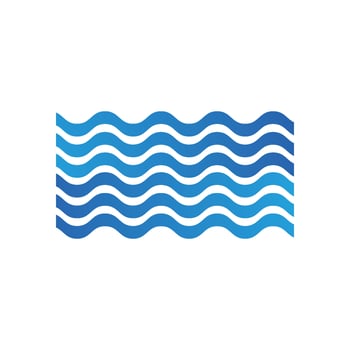 Water wave Logo vector
