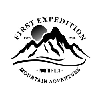 Mountain Logo Template. Vector Illustration.