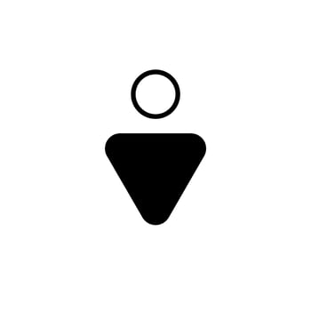 Gender, Sign, Male, Female, Straight Solid Line Icon Vector Illustration Logo Template. Suitable For Many Purposes.
