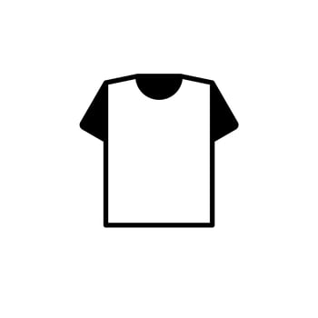 Shirt, Fashion, Polo, Clothes Solid Line Icon Vector Illustration Logo Template. Suitable For Many Purposes.