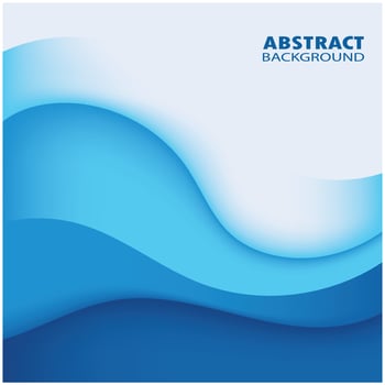 Abstract Water wave design background vector