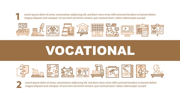 Vocational School Landing Header Vector