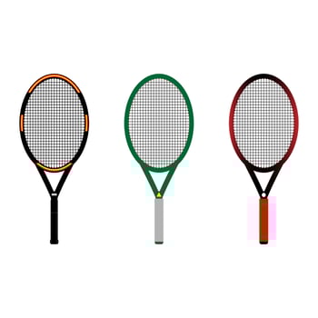 cute racket illustration design vector