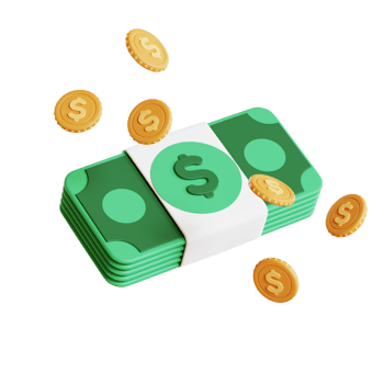 Money and finance 3d illustration concept. 3d rendering. png