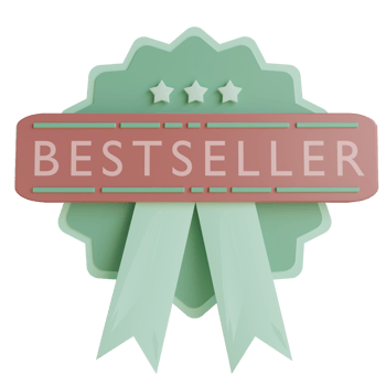 3d best seller object with transparent background png