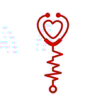 Stethoscope vector template. medical icon