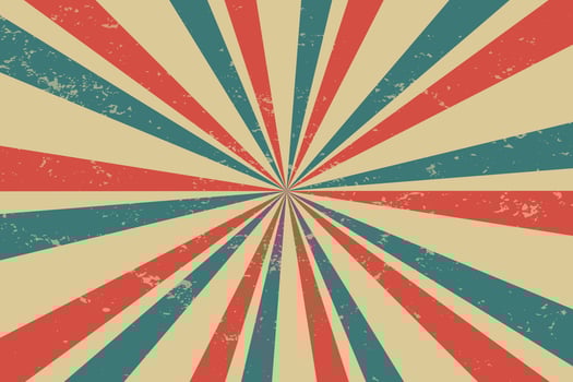 classic vintage rays sunburst retro background vector
