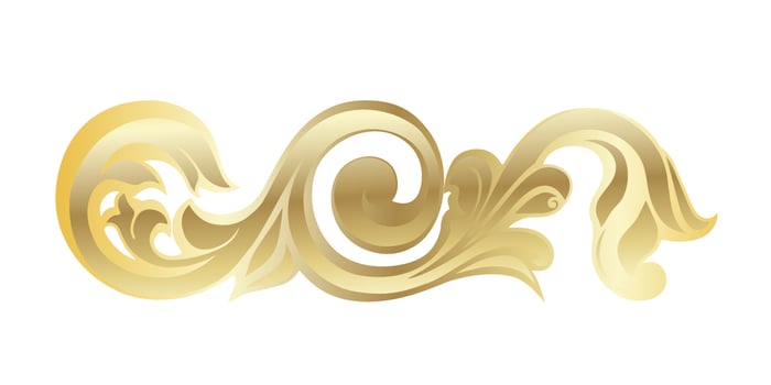 Vector damask vintage baroque scroll ornament swirl. Victorian monogram heraldic shield swirl.Retro floral leaf pattern border foliage antique  acanthus calligraphy engraved tattoo. Tile decor element