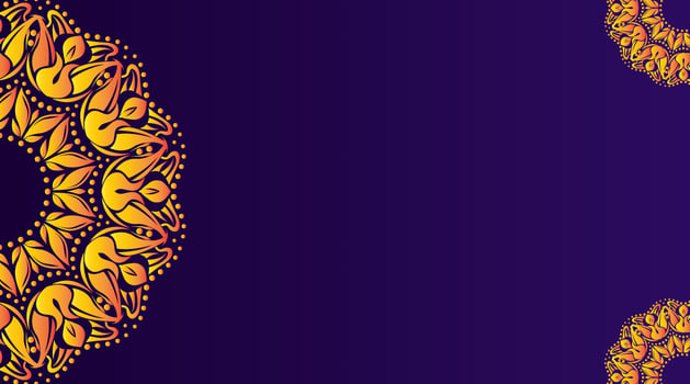 simple background, with mandala decoration vector