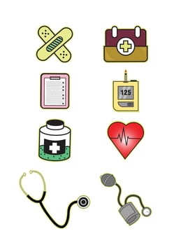 World Health Day Outline Icon vector