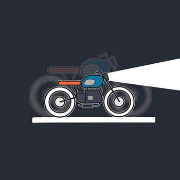 Motorcycle. Vector motor. motorcycle icon