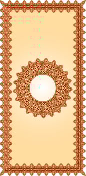 Vector Golden Islamic Art Ornaments