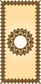 Vector Bronze Islamic Art Ornaments