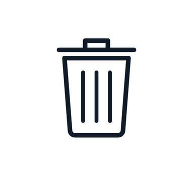 Recycle icon ,garbage icon vector logo design template
