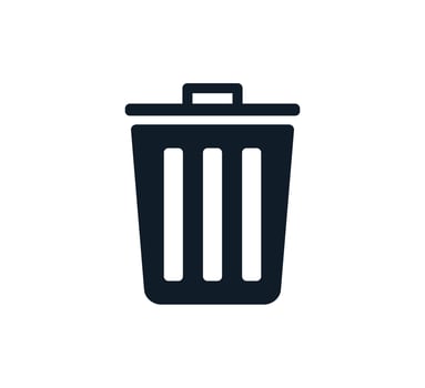 Recycle icon ,garbage icon vector logo design template