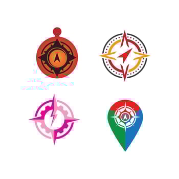 Compass Logo Template vector icon