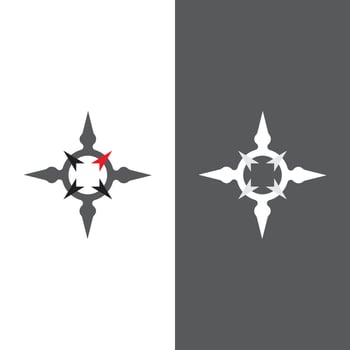 Compass Logo Template vector icon