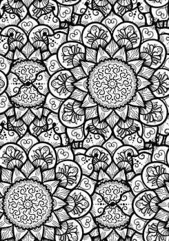 Mandala Seamless Pattern vector