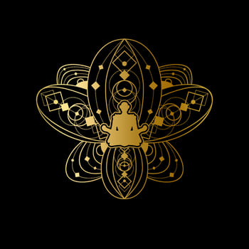 Zen and Meditation Emblem. Yoga Culture Center vector