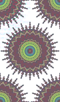Mandala Seamless Pattern vector