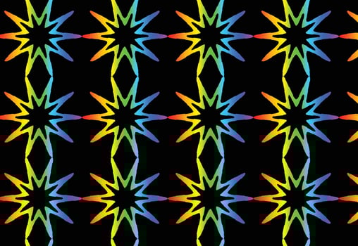Rainbow gradient geometric new pattern background vector