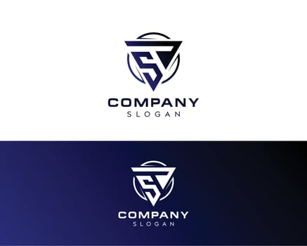 Abstract letter ST logo-TS Logo Design-ST letter logo design-ST letter icon and symbol vector