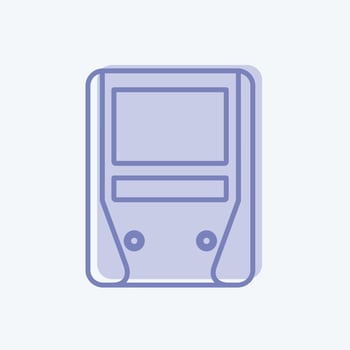 Icon Railway. suitable for education symbol. two tone style. simple design editable. design template vector. simple illustration vector
