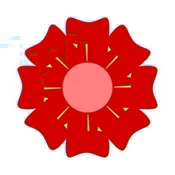 flower icon design vector