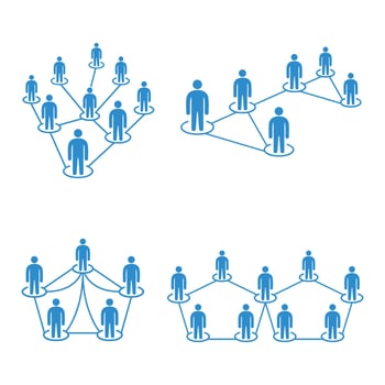 people network icon vector illustration
