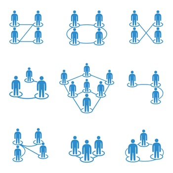 people network icon vector illustration