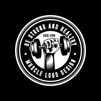 fitness sports logo vector