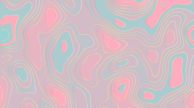 Abstract of pink and blue geometric background,countour style vector