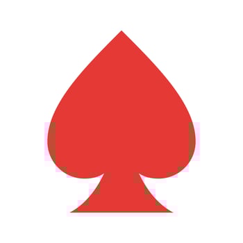 Spade Flat Multicolor Icon vector