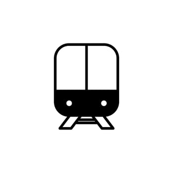 Train, Locomotive, Transport Solid Line Icon Vector Illustration Logo Template. Suitable For Many Purposes.