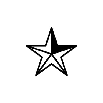 Stars, Night Solid Line Icon Vector Illustration Logo Template. Suitable For Many Purposes.