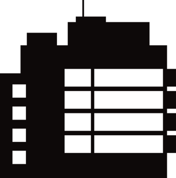 Silhouette single house construction building png