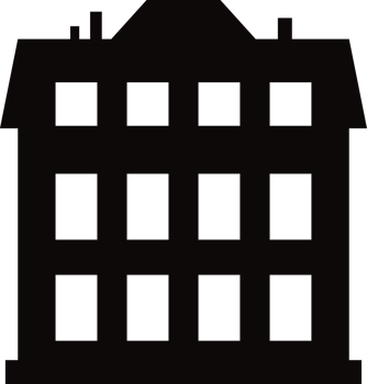 Single retro construction building for design and decoration png