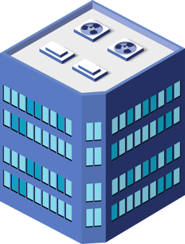 City building apartment residential skyscraper architecture is an idea of technology business equipment flat style urban isometric illustration png