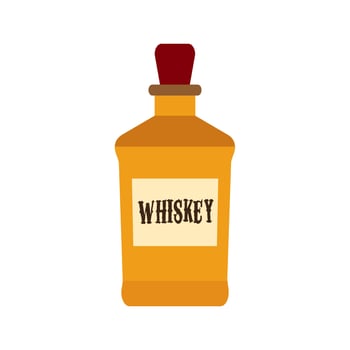 Whiskey Flat Multicolor Icon vector