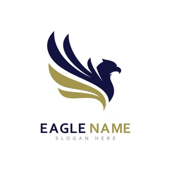 Eagle Logo Design Vector  Eagle wings vector symbol Template illustration