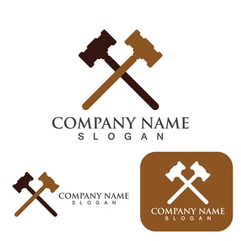 justice law Logo Template vector