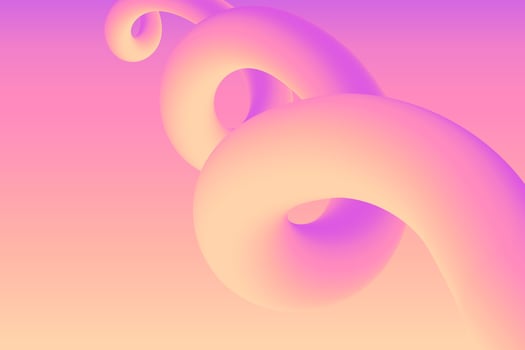 Abstract 3D spiral background, liquid gradient, colorful backdrop for layout, banner, poster, template, flyer. Vector modern graphic color design.