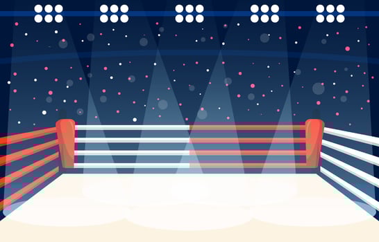Sport Boxing Arena Background vector