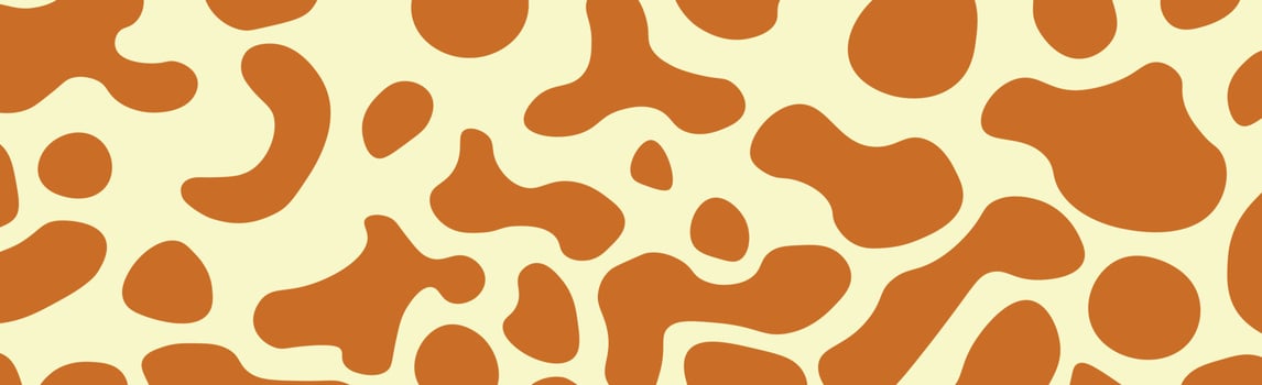 Panoramic texture of the fur skin African giraffe - Vector