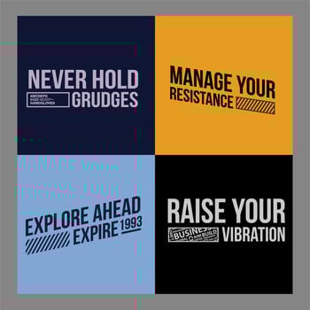 illustration, logo and typography design concept vector