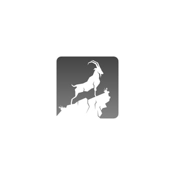 Goat logo icon illustration template vector