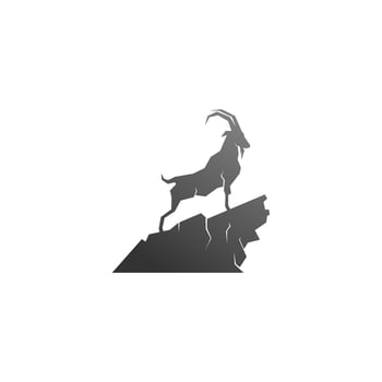 Goat logo icon illustration template vector