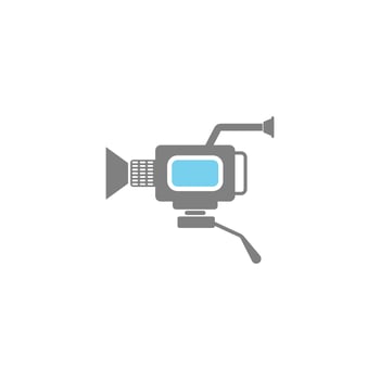 Video Camera, Film Camera Icon illustration vector