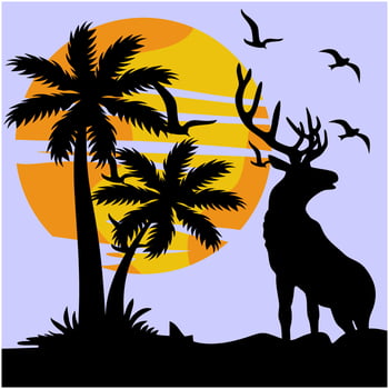 Summer holiday in the beach vector